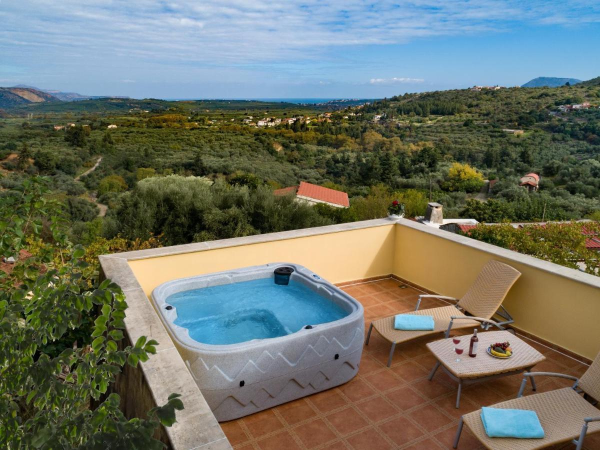 Villa Erontas - Private Heated Jacuzzi Makhairoi Exterior photo