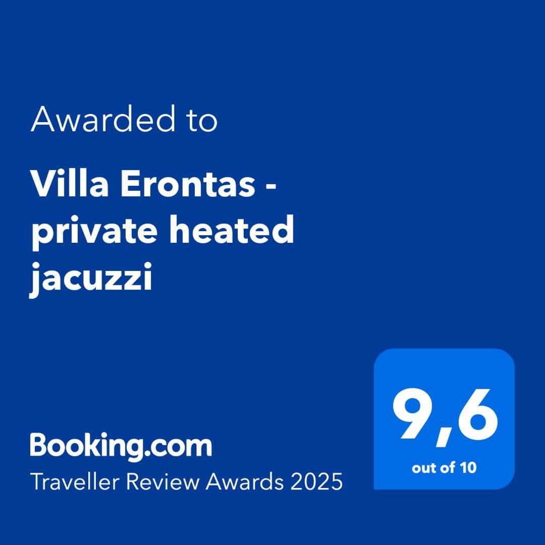 Villa Erontas - Private Heated Jacuzzi Makhairoi Exterior photo